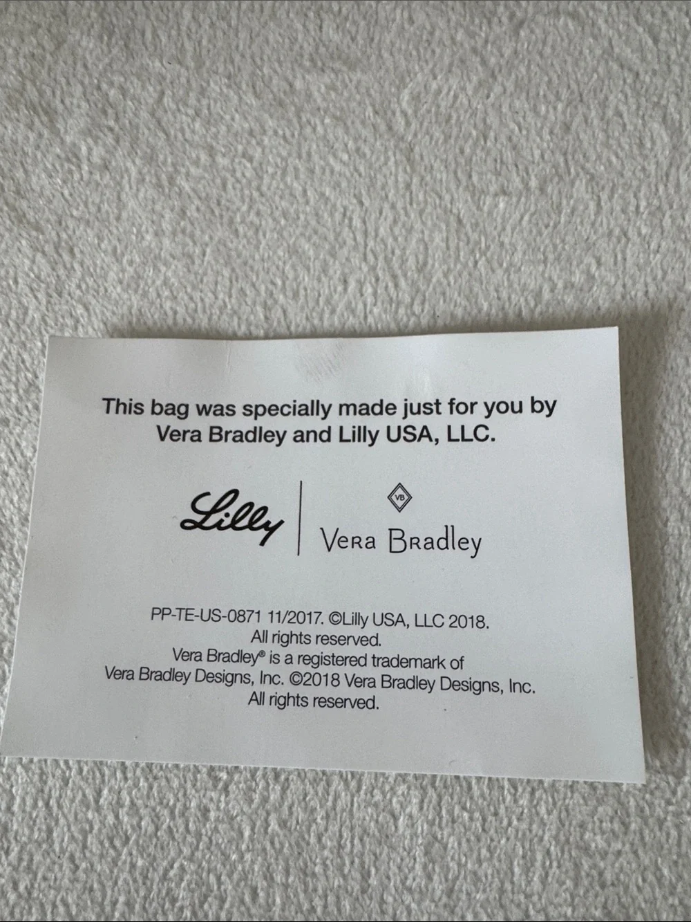 Vera Bradley/Lilly cosmetic medication bag